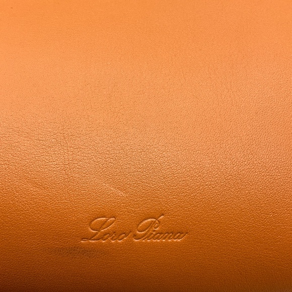 LORO PIANA WARM TAN LOOM L32 SMOOTH CALFSKIN ROUNDED LEATHER TOTE BAG - Picture 11 of 16